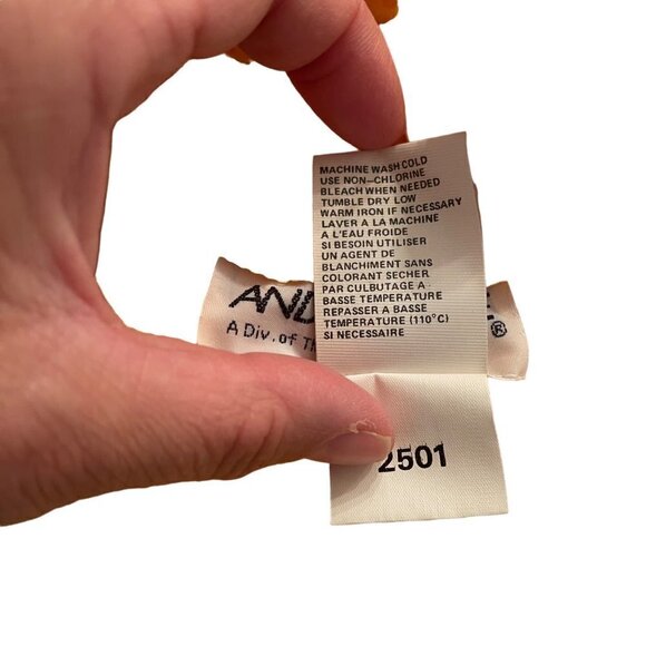 Andrea Gayle Vintage Womens Skirt Set Size 10 Pleated Yellow Polka Dot - Picture 10 of 11